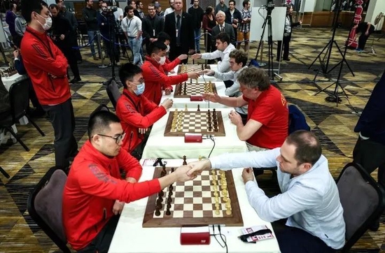 2022国际象棋世团赛中国男队击败西班牙挺进决赛，今晚将争夺冠军
