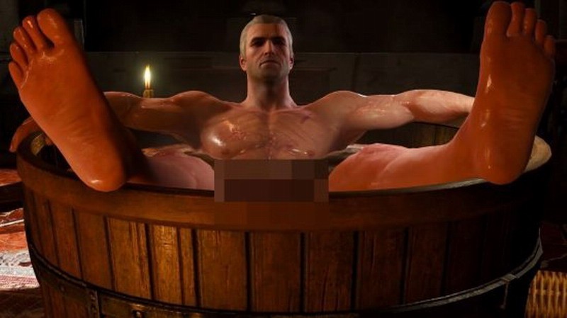 《巫师3》首席设计爆料：开发者曾讨论杰洛特在浴缸里是否露小鸡鸡